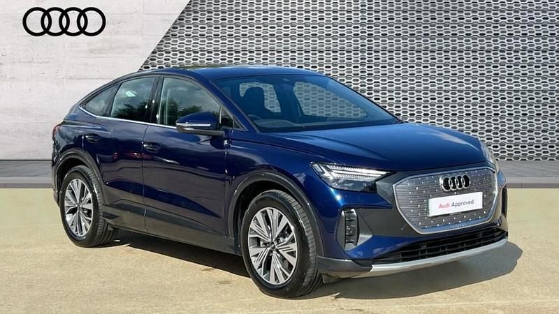 Blue Used 2025 Audi Q4 e-tron Sport SUV | £35,490 (Super price) - Image 1/4