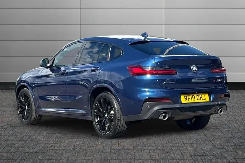 Used BMW X4 M Sport 190 HP (139 kW) 2019 Blue SUV