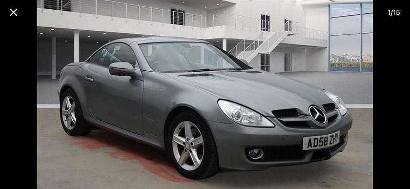 Silver Used 2008 Mercedes SLK200 Cabriolet | £5,993 (Fair price) - Image 1/2