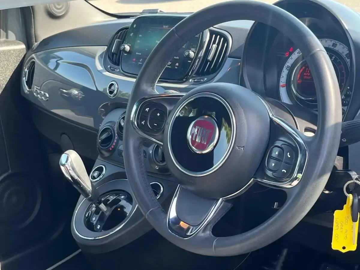 Used Fiat 500 Lounge 69 HP (50 kW) 2019 Grey Hatchback