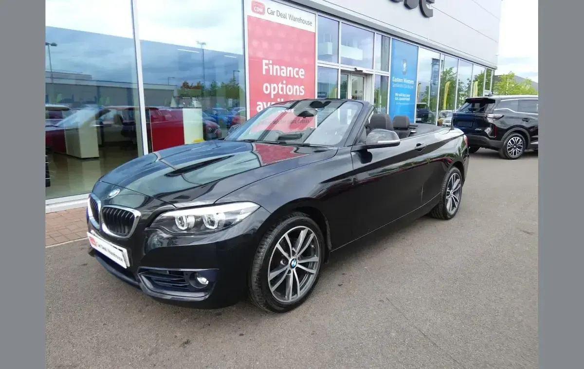 Usado BMW 218 Sport Line 134 HP (98 kW) 2020 Preto Cabrios