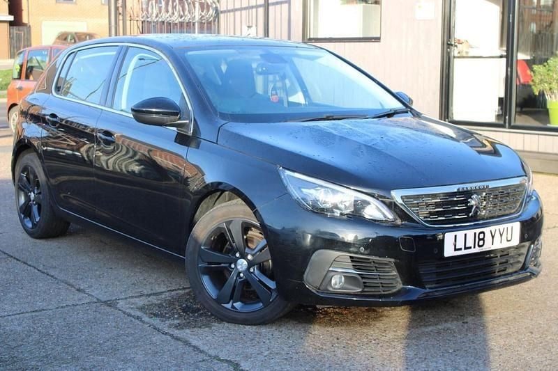 Used Peugeot 308 Allure 130 HP (95 kW) 2018 Black Hatchback