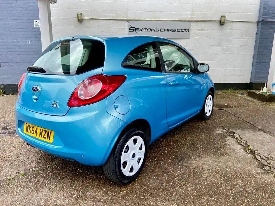 Used Ford Ka 69 HP (50 kW) 2014 Blue Hatchback