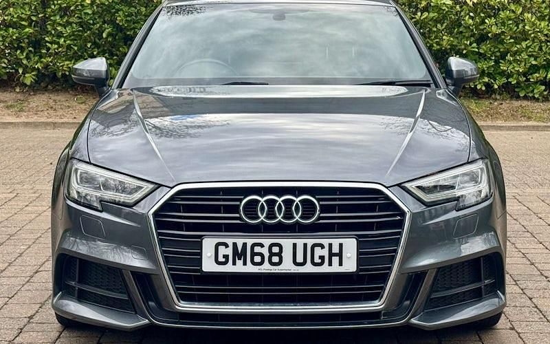 Used Audi A3 Sportback S-Line 150 HP (110 kW) 2019 Grey Hatchback