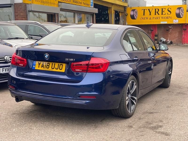 Used BMW 318 Sport Line 2018 Blue Sedan