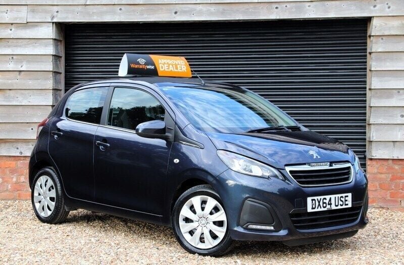 Blue Used 2014 Peugeot 108 Active Hatchback | £4,695 (Fair price) - Image 1/4