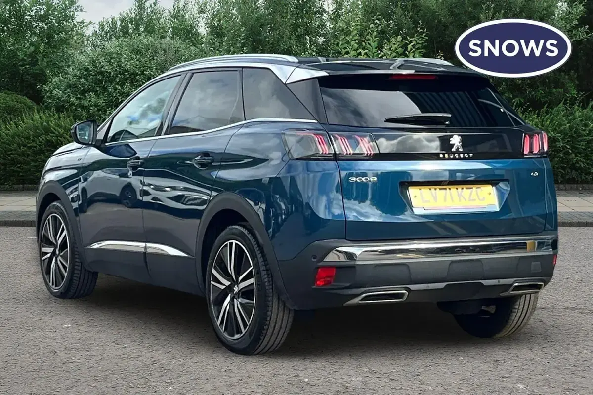 Used Peugeot 3008 Premium 131 HP (96 kW) 2021 Blue SUV