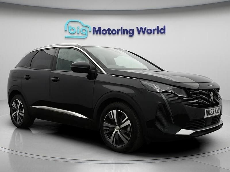 Black Used 2023 Peugeot 3008 Allure+ SUV | £16,500 (Fair price) - Image 1/4