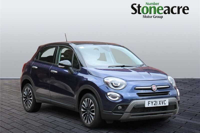 Blue Used 2021 Fiat 500X Cross SUV | £11,995 (Fair price) - Image 1/4