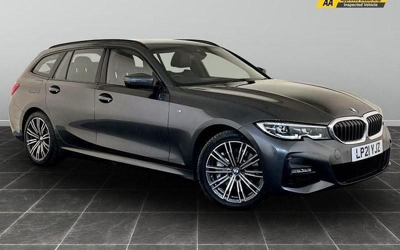 Grey Used 2021 BMW 330e M Sport Estate | £14,495 (Super price) - Image 1/2