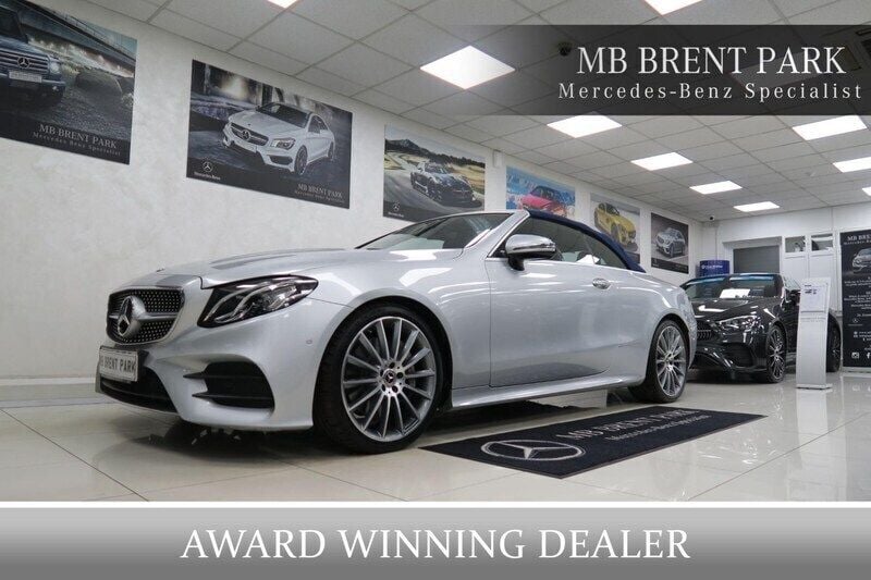 Silver Used 2018 Mercedes E300 AMG line Cabriolet | £20,250 (Super price) - Image 1/3