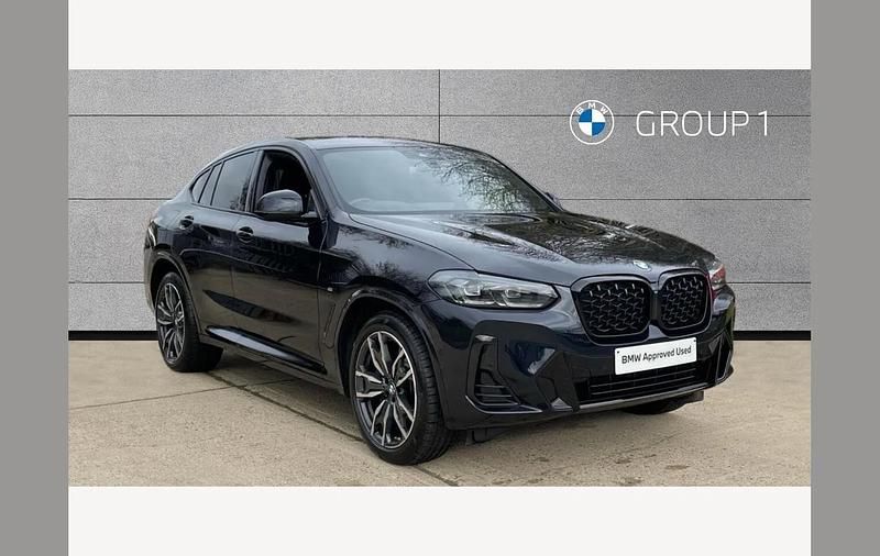Black Used 2024 BMW X4 M Sport SUV | £43,495 - Image 1/4