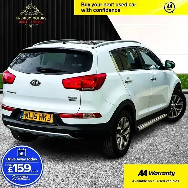 Used Kia Sportage 116 HP (85 kW) 2015 White SUV