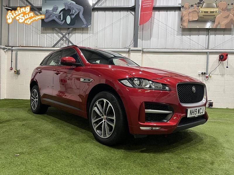 Red Used 2019 Jaguar F-Pace R-Sport SUV | £16,995 (Good price) - Image 1/4