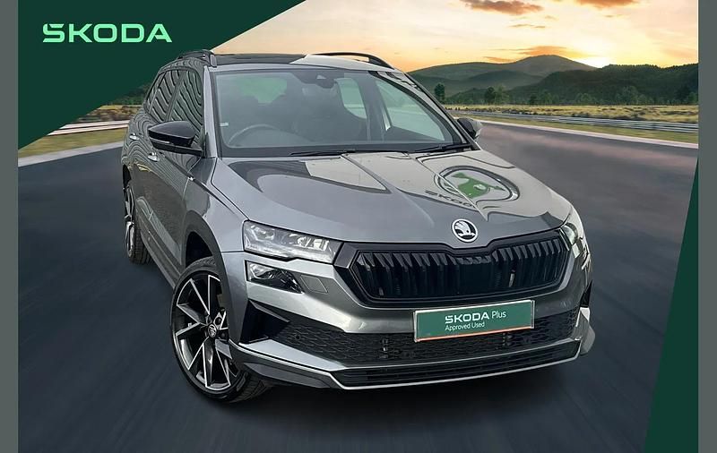 Grey Used 2023 Skoda Karoq SportLine SUV | £24,490 (Fair price) - Image 1/4