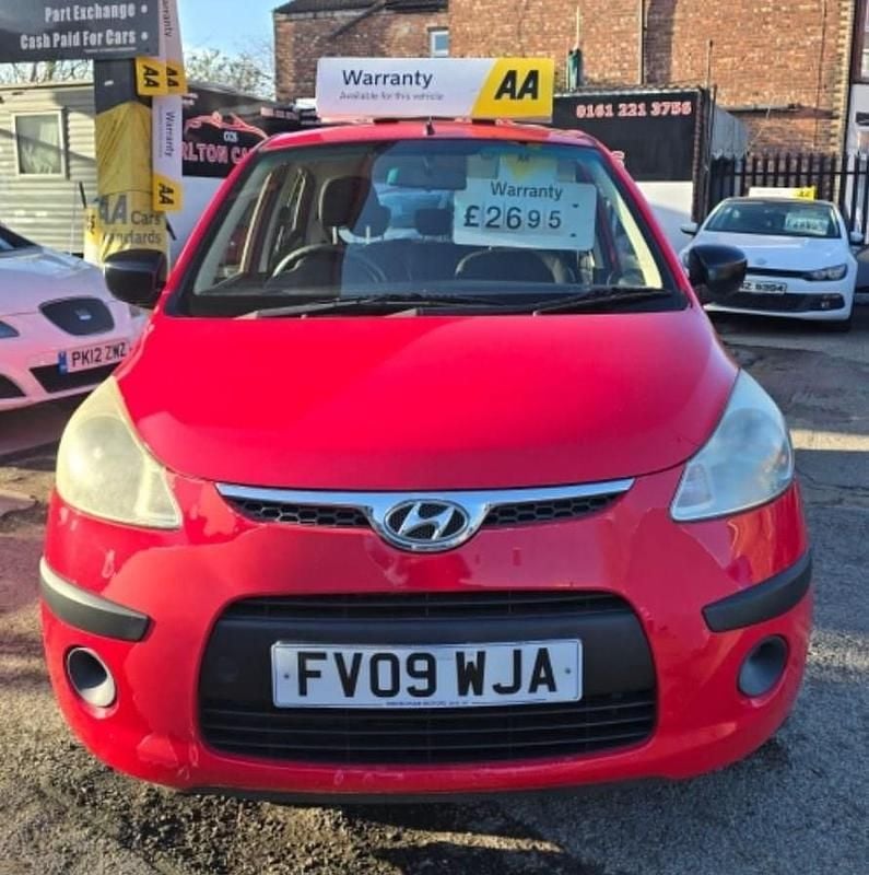 Used Hyundai i10 Classic 78 HP (57 kW) 2009 Red Hatchback
