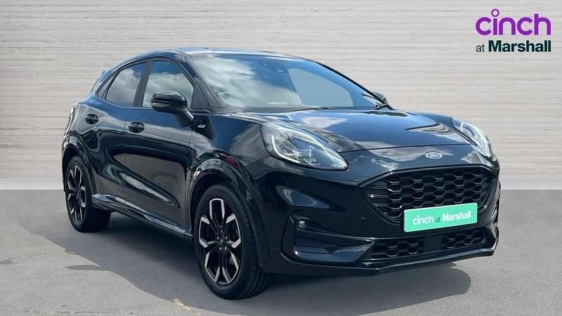 Black Used 2022 Ford Puma ST-Line X Hatchback | £14,088 (Fair price) - Image 1/4