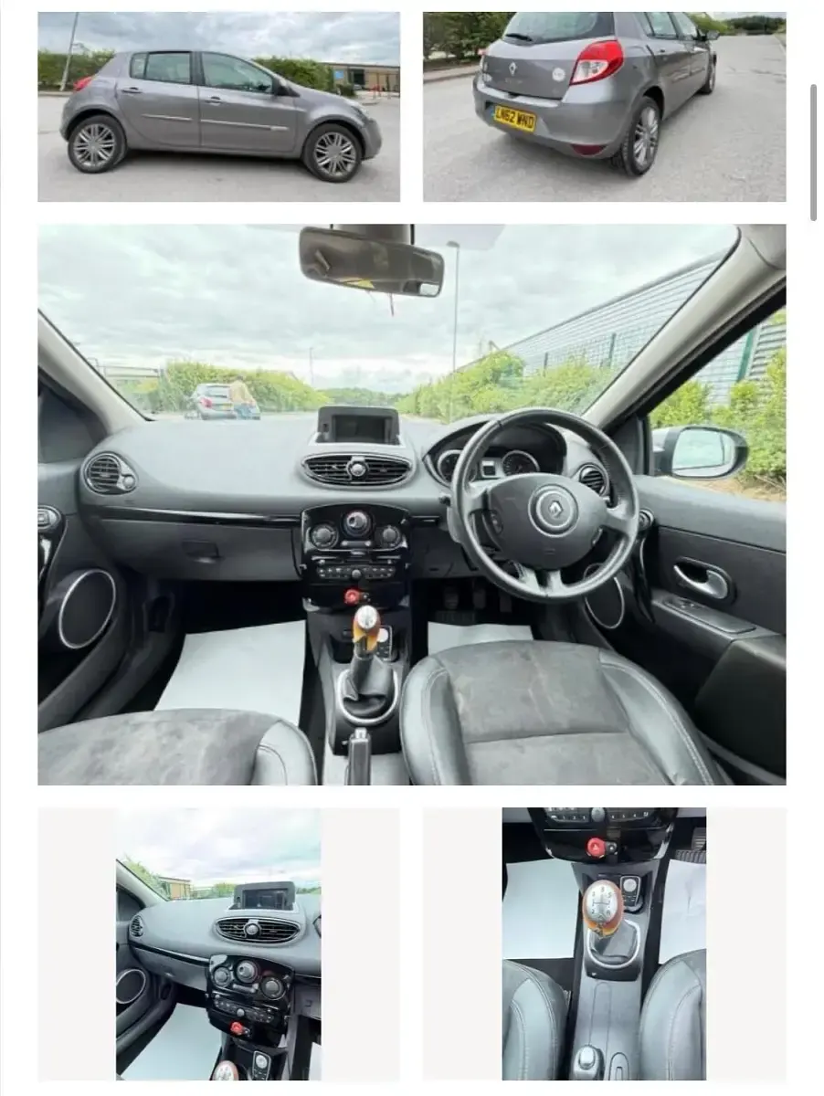 Used Renault Clio Dynamique 88 HP (64 kW) 2012 Grey Hatchback