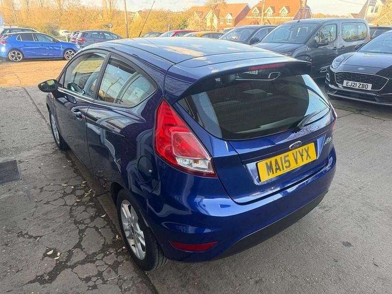 Used Ford Fiesta Style 2015 Blue Hatchback
