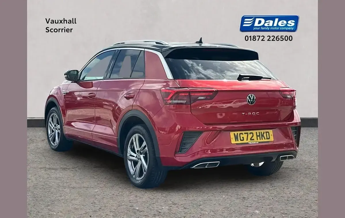 Used VW T-Roc R-line 150 HP (110 kW) 2023 Red SUV
