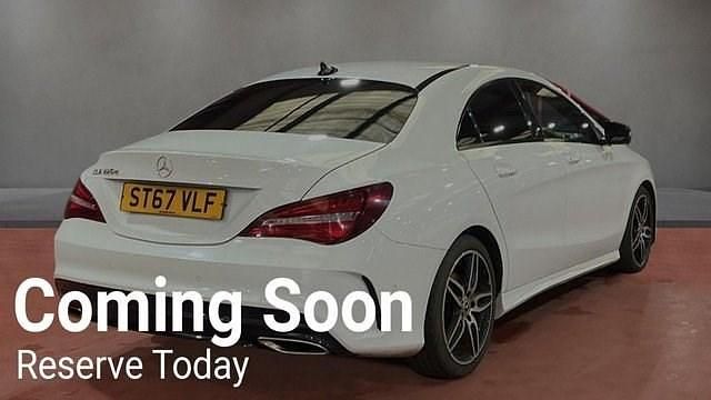 Used Mercedes CLA220 AMG line 177 HP (130 kW) 2018 White Sedan