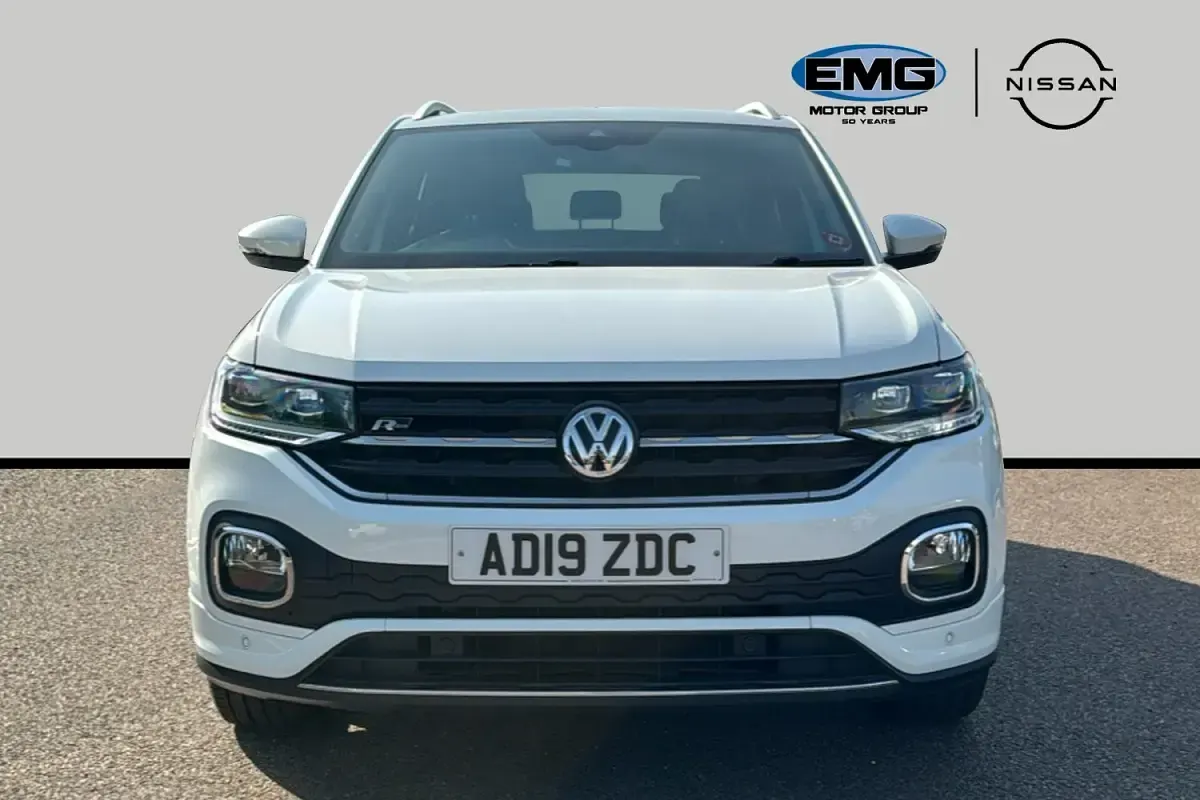 Used VW T-Cross R-line 115 HP (84 kW) 2019 White SUV