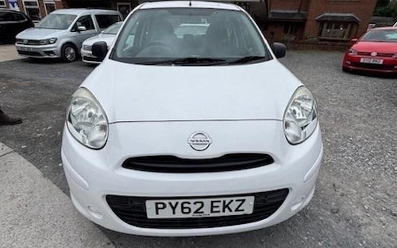 White Used 2013 Nissan Micra Visia Hatchback | £3,499 (Fair price) - Image 1/4