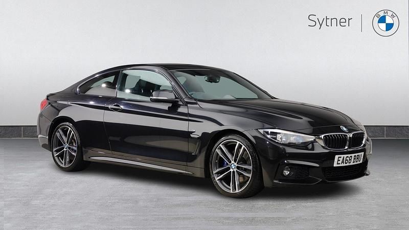 Black Used 2018 BMW 420 M Sport Coupe | £20,500 (A bit pricey) - Image 1/4