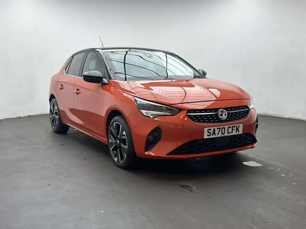 Used Vauxhall Corsa-e Elite 100 kW (136 HP) 2020 Orange Hatchback