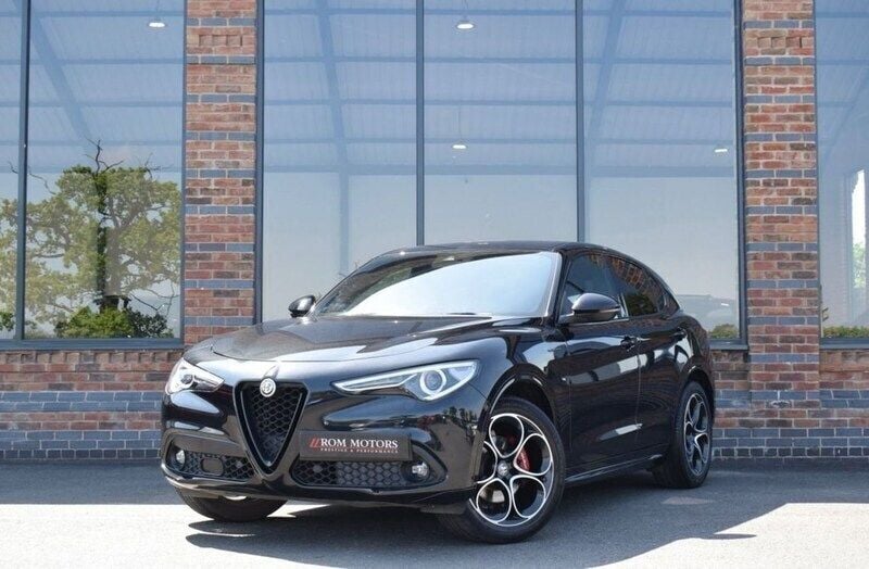Black Used 2021 Alfa Romeo Stelvio Veloce SUV | £25,999 (Fair price) - Image 1/4