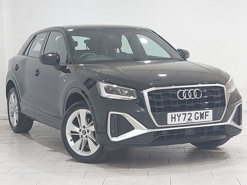 Black Used 2022 Audi Q2 S-Line SUV | £20,998 (A bit pricey) - Image 1/4