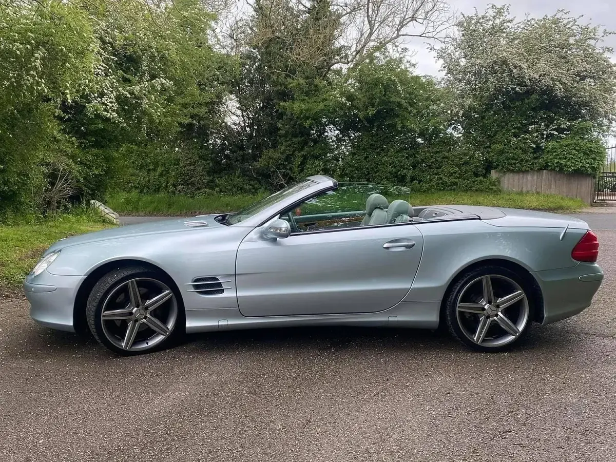 Used Mercedes SL500 2003 Silver Cabriolet