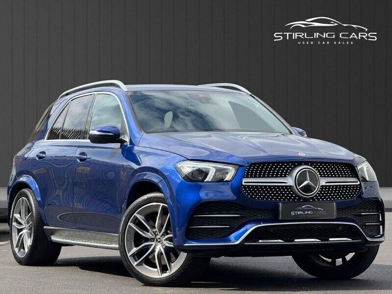 Blue Used 2021 Mercedes GLE350 AMG line SUV | £36,489 (Fair price) - Image 1/4
