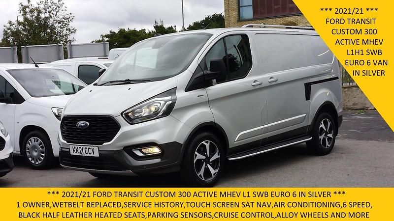 Silver Used 2021 Ford Transit Custom Active | £13,995 (Good price) - Image 1/4