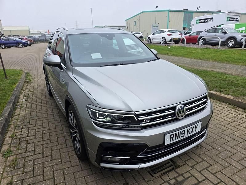 Used VW Tiguan R-line 150 HP (110 kW) 2019 Silver SUV