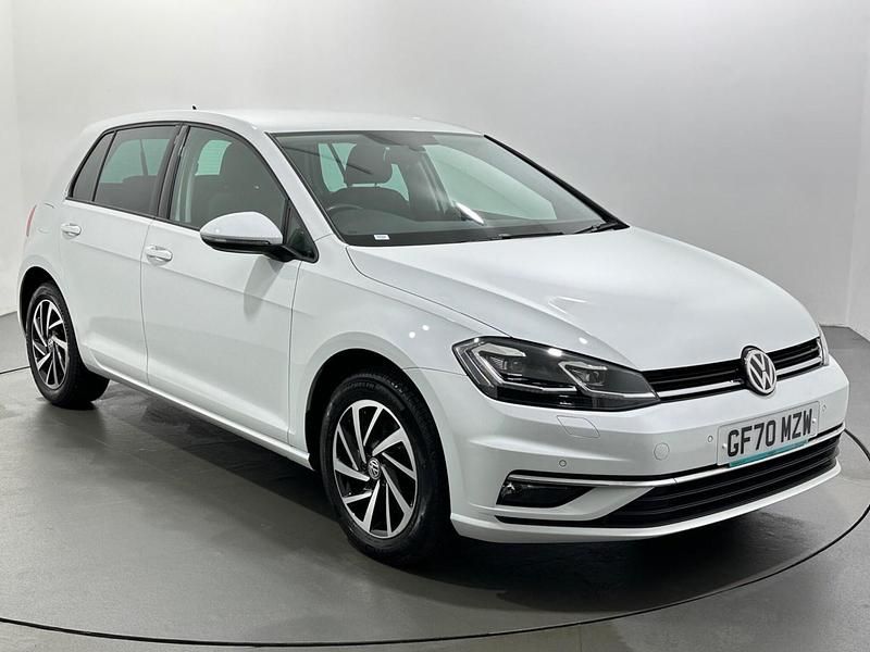 Used VW Golf VII Edition 150 HP (110 kW) 2020 White Hatchback