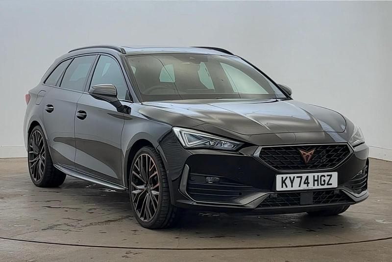 Midnight black Used 2024 Cupra Leon VZ2 Estate | £26,480 - Image 1/4