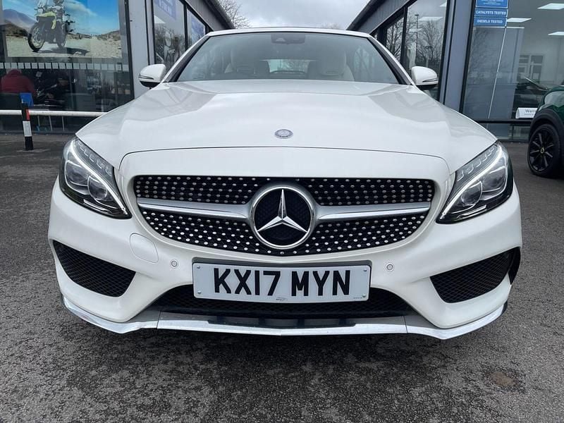 Used Mercedes C300 AMG Line Premium Plus 245 HP (180 kW) 2017 White Cabriolet