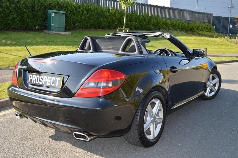 Usado Mercedes SLK200 2008 Preto Cabrios
