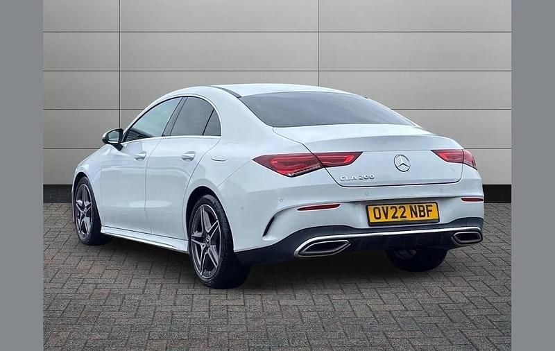 Used Mercedes CLA200 AMG line 161 HP (118 kW) 2022 White Coupe