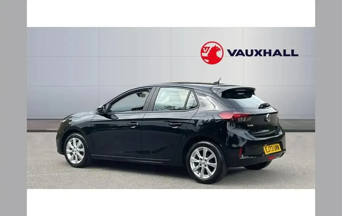 Used Vauxhall Corsa Design Edition 100 HP (73 kW) 2023 Black Hatchback