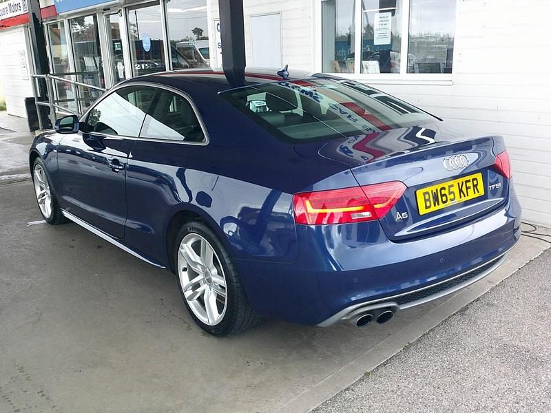Used Audi A5 S-Line 177 HP (130 kW) 2016 Blue Coupe