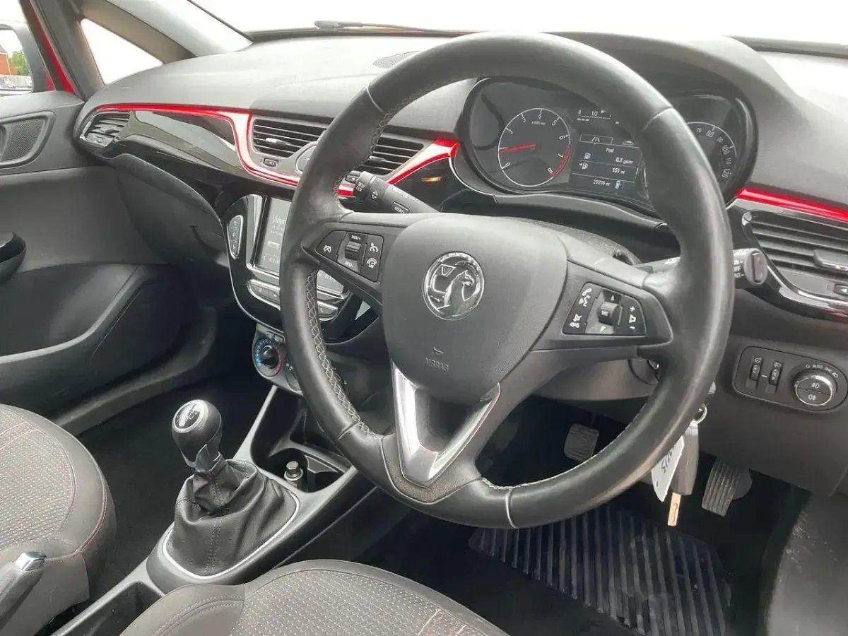 Used Vauxhall Corsa 74 HP (54 kW) 2019 Red Hatchback
