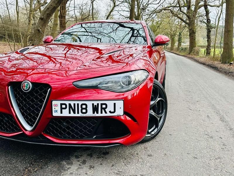 Used Alfa Romeo Giulia Quadrifoglio 510 HP (375 kW) 2018 Red Sedan
