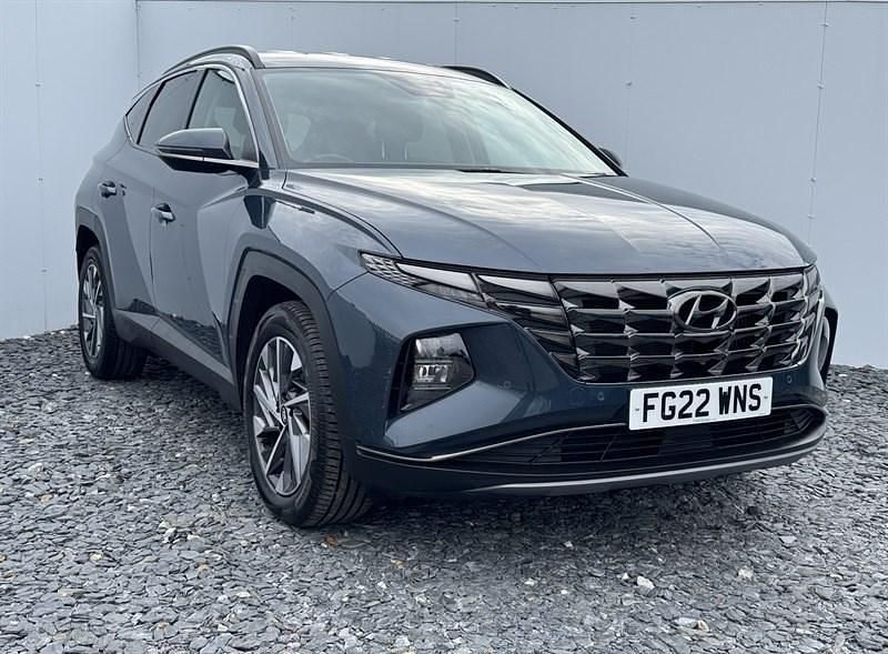 Blue Used 2022 Hyundai Tucson Premium SUV | £19,895 (A bit pricey) - Image 1/4