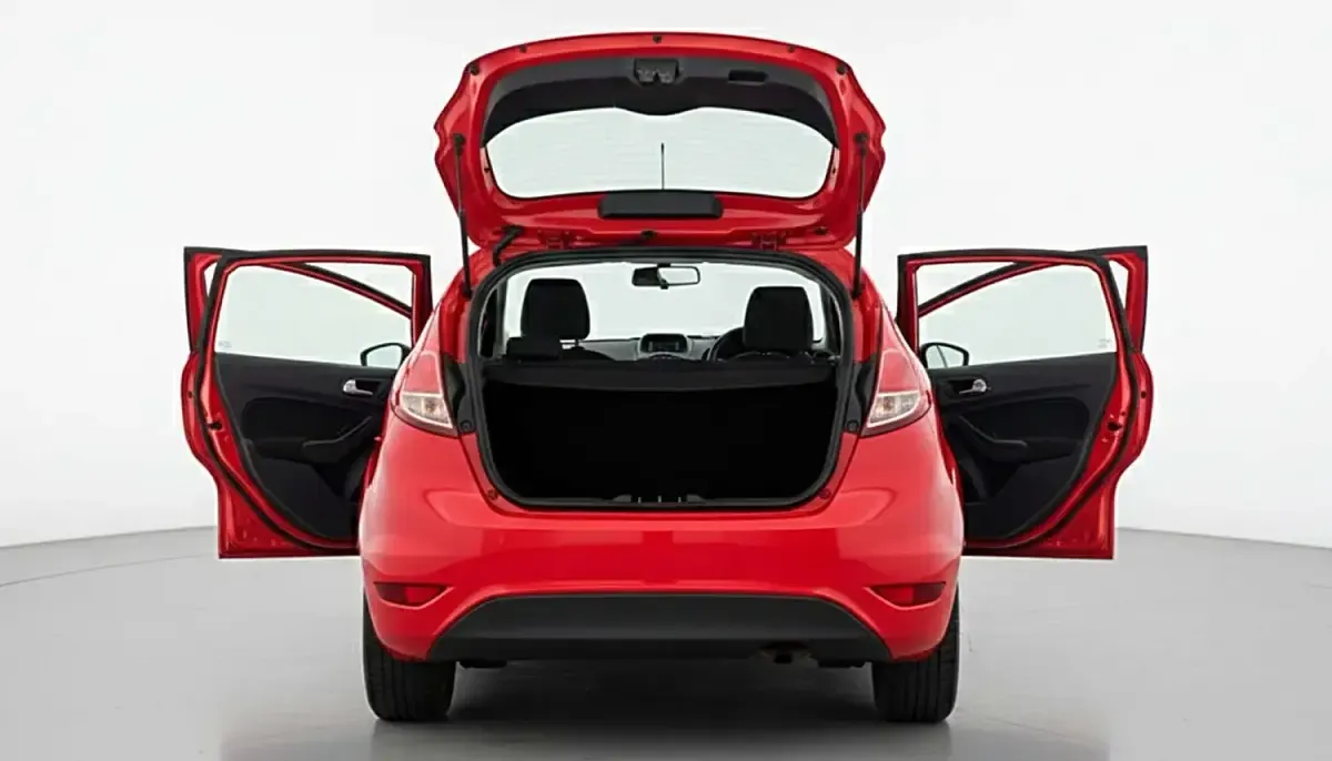 Used Ford Fiesta Zetec 82 HP (60 kW) 2017 Red Hatchback