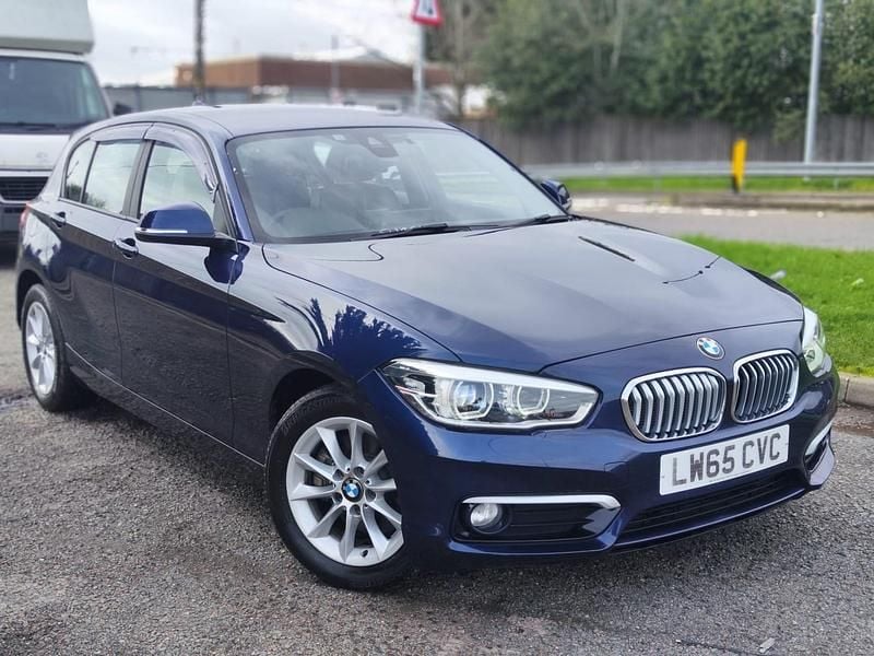 Used BMW 118 134 HP (98 kW) 2016 Blue Hatchback