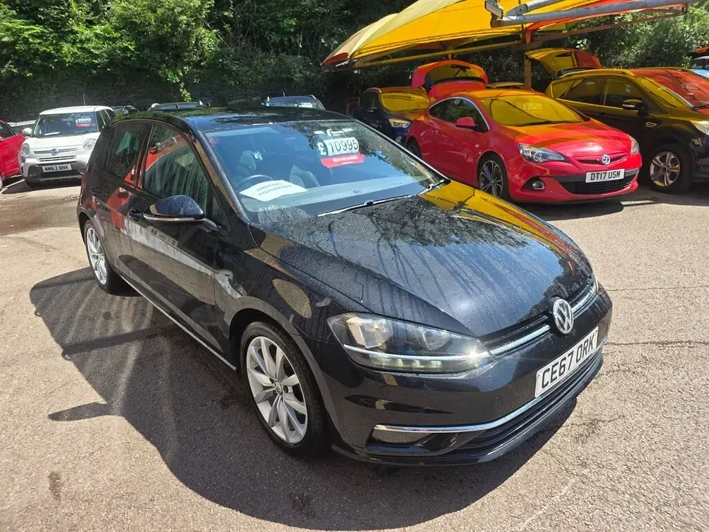 Used VW Golf VII GT 2017 Black Hatchback