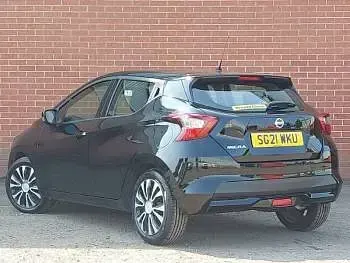 Used Nissan Micra Acenta 92 HP (67 kW) 2021 Black Hatchback