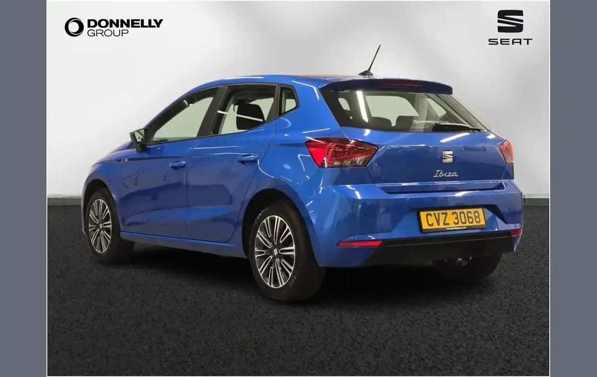 Used Seat Ibiza SE Technology 94 HP (69 kW) 2025 Blue Hatchback